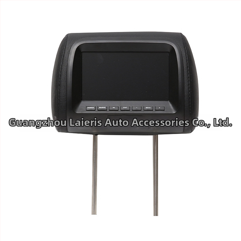 Automobilio galvos atramos ekranas su LCD, AV1/AV2 įvestys, 800x480 raiška, modelis YL-733