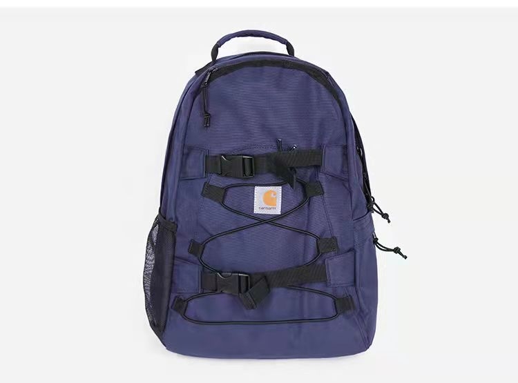 Carha batoh s veľkou kapacitou pre mužov aj ženy, 56–75 L, plátno, odolný voči oderu, priehradka na 15-palcový notebook, vzor s písmenami