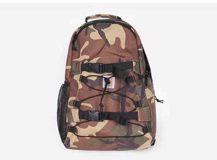 Carha batoh s veľkou kapacitou pre mužov aj ženy, 56–75 L, plátno, odolný voči oderu, priehradka na 15-palcový notebook, vzor s písmenami