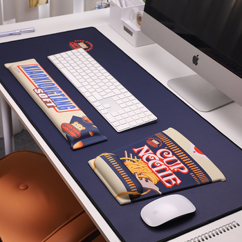 Pad mic pentru încheietură – materiale memory cotton + textil, doar o față, logo imprimat, personalizare disponibilă