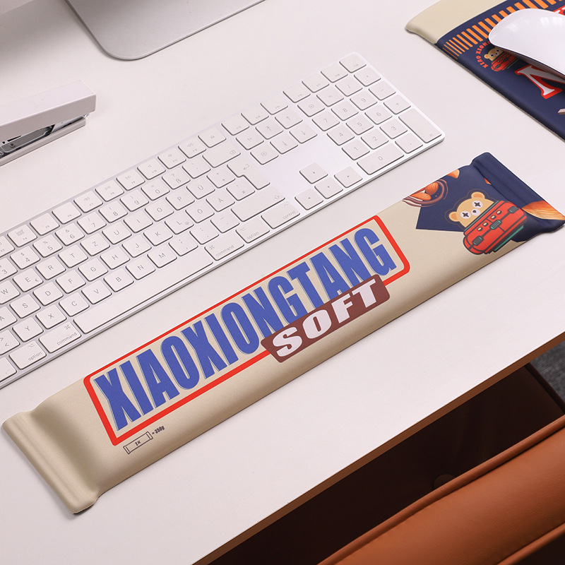 Pad mic pentru încheietură – materiale memory cotton + textil, doar o față, logo imprimat, personalizare disponibilă