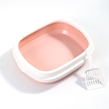 Hawo polouzavretá oválná miska na mačací záchod - PP materiál, pre mačky a mačiatka