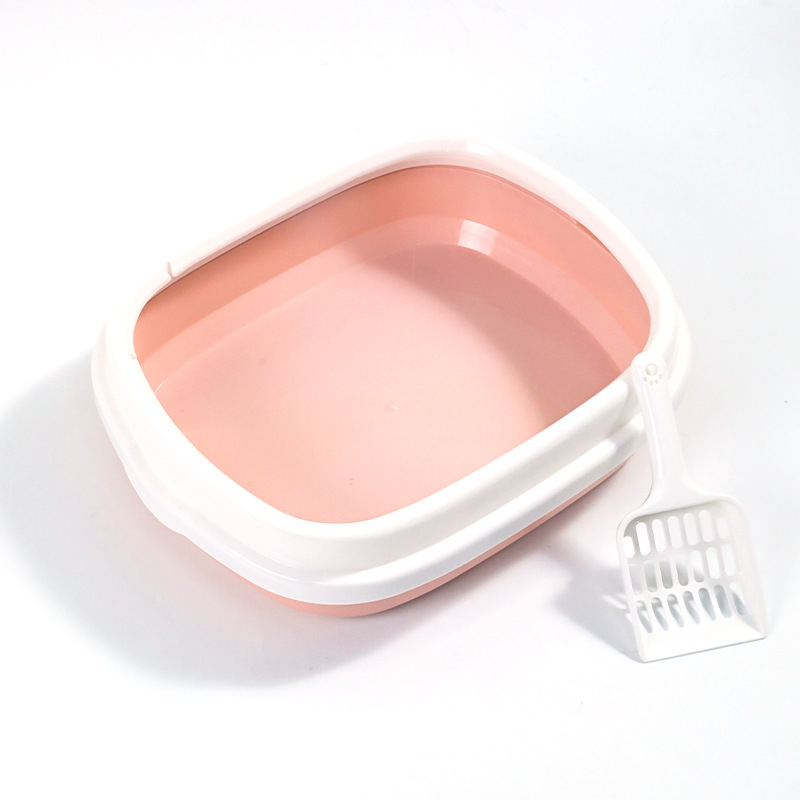 Hawo polouzavretá oválná miska na mačací záchod - PP materiál, pre mačky a mačiatka