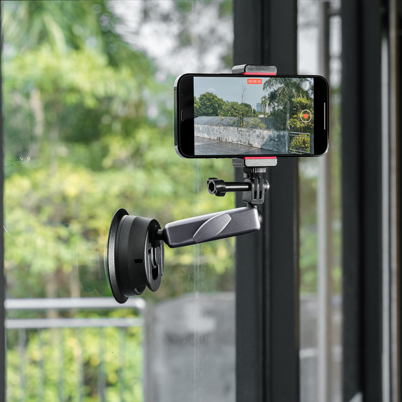 GoPro držač vakuumske pumpe — kompatibilan s GoPro i akcijskim kamerama, jedinstveni jednodelni dizajn, otisnuto logo