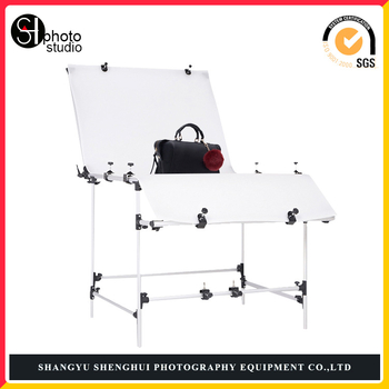 Fotografický stolík / still life, hliník, prenosný, nosnosť 2-5 kg, hmotnosť 4 kg, model 100*200pst