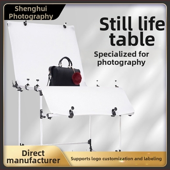 Aliuminio lydinio still life fotografijos stalas, sulankstomas ir nešiojamas, 4 kg, produktų fotografavimui