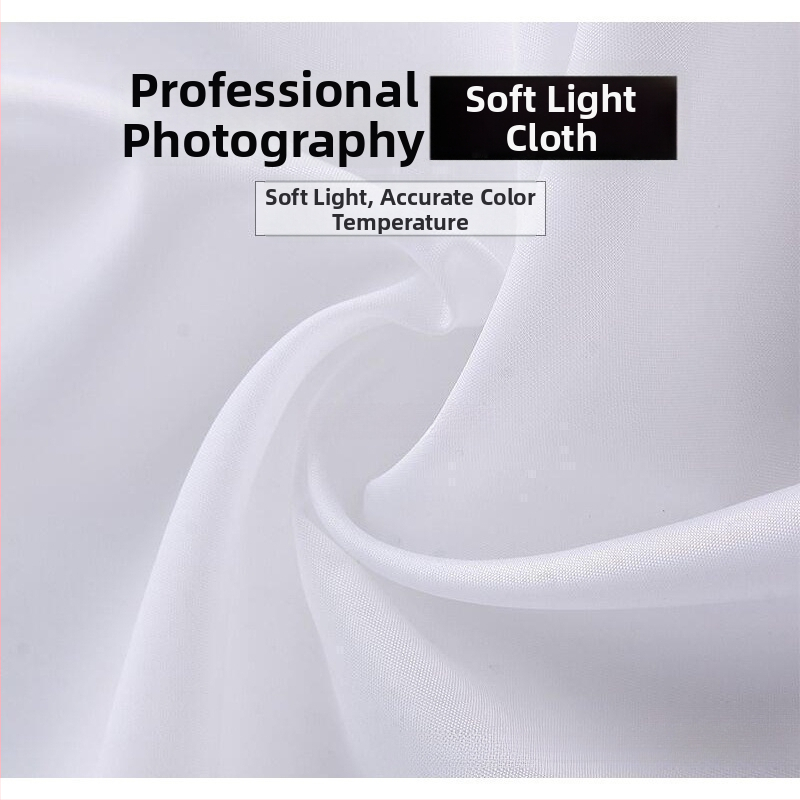 Poliesterīgs balts fons fotogrāfijai – caurspīdīgs auduma fons studijai