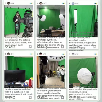 Žalias fono audinys produktų fotografavimui — Prekės ženklas Light and shadow; Tipas: Fono audinys; Taikymas: Produktų fotografavimas; Medžiaga: Kita; Svoris: Kita kg