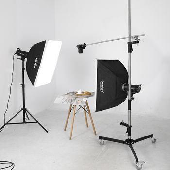 Stojan na svetlo s rukoväťou pištoľou, nerezová oceľ, nosnosť 2–5 kg, multifunkčný stojan pre fotografovanie a živé vysielanie