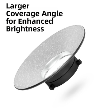 Reflexné vybavenie Zhijie SN-23 pre štúdiové svetlo Baorongkou, hliníková zliatina