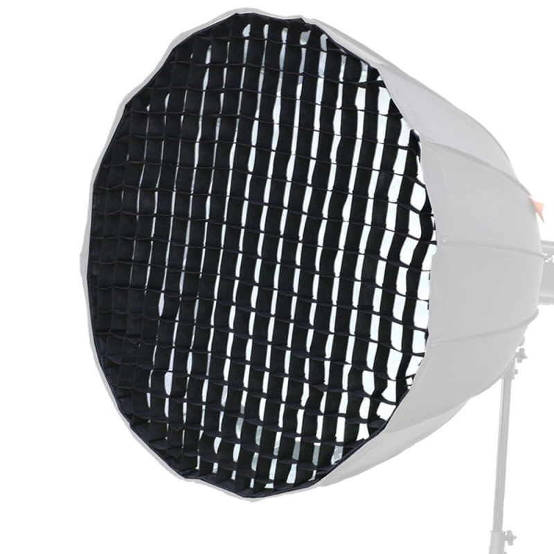 Softbox pentru bliț de studio cu plasă hexagonală de 16, țesătură nețesută, încărcare maximă 2 kg, model PSCS1690A