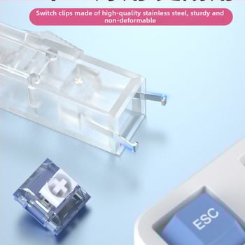 2-u-1 alat za vađenje osovine i tipki za mehaničku tipkovnicu — CIY klip za osovinu, alat za uklanjanje kapica s hot-swappingom