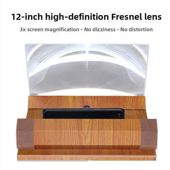 Haoxuan Medinis telefonų ekrano didintuvas su akių apsauga, 3D stereo didinimas, HD aiškumas