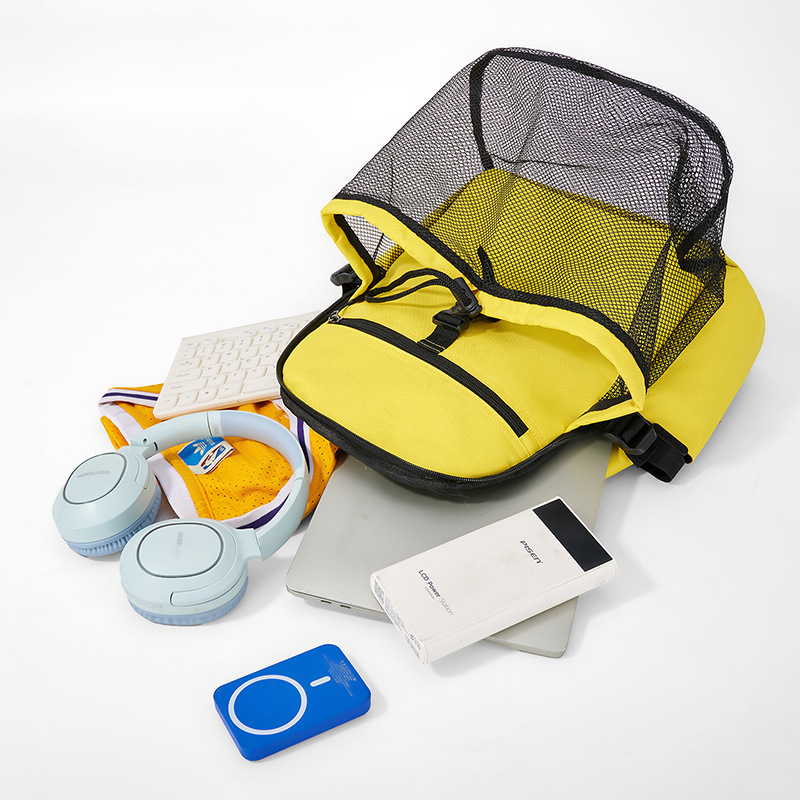 Košarkaška trenirka torba s velikim kapacitetom, mrežasta pretinac i višenamjenski ruksak za odbojku (Materijal: Oxford platno; Šifra proizvoda: 045; Obrada i prilagođavanje: Da; Tisak loga: Da; Primjenjivo: Košarka)