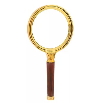 Okrugla ručna lupa s drvenim uzorkom, 100x povećanje, HD čitanje, zaštita očiju za starije osobe
