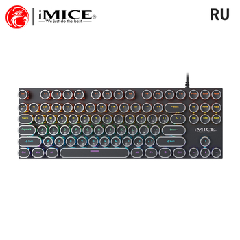 Mehanička tipkovnica GK-800, 87 tipki, USB kabelska, RGB pozadinsko osvjetljenje, zelene/crvene/tea tipke