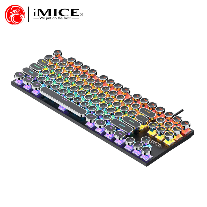 Mehanička tipkovnica GK-800, 87 tipki, USB kabelska, RGB pozadinsko osvjetljenje, zelene/crvene/tea tipke