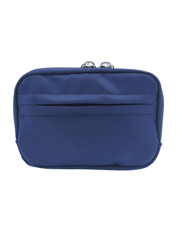 Novčanik s dvostrukim zatvaračem – držač kartica, torbica za ključeve, najlon, jednobojna, gradski minimalizam, unisex (Proljeće 2025)