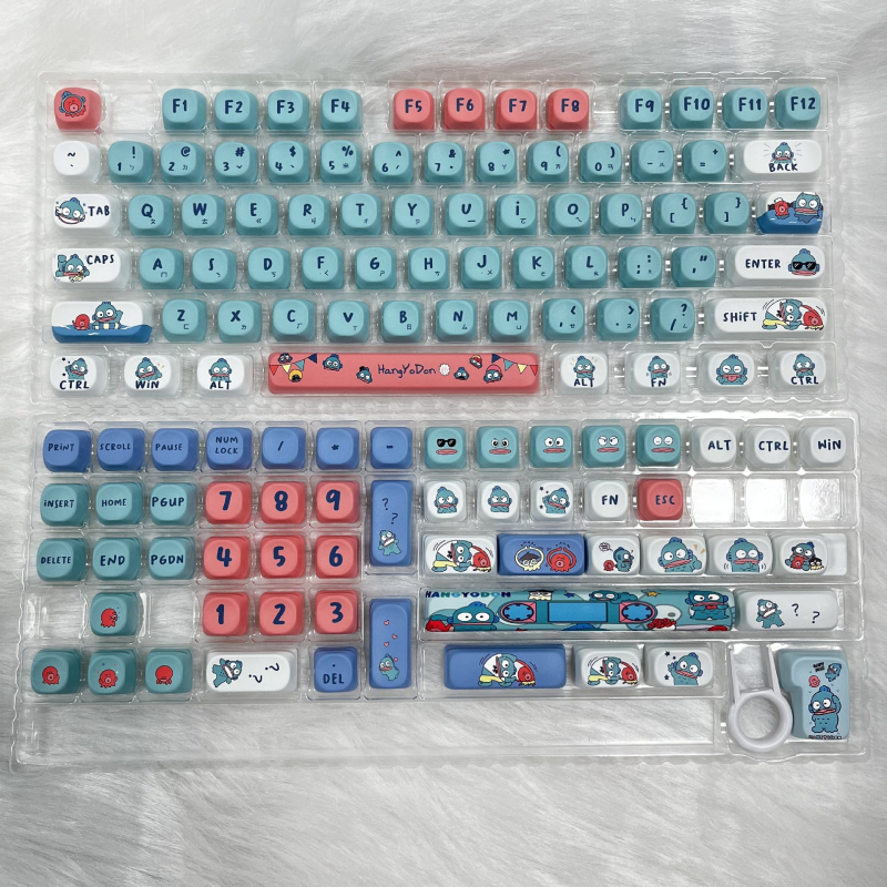 MOA profil kapice tipki za mehaničku tipkovnicu, PBT materijal, sublimacijsko ispis, fonetska oznaka na više jezika, više od 98 tipki