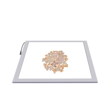 Lampă de fotografie fără umbre pentru produse – LED, reglabilă, luminozitate ajustabilă, model Zc-Mb180ss