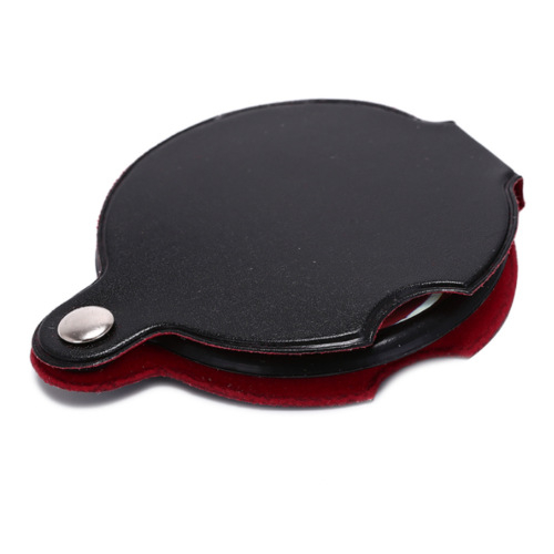 Chuda kožna povećala – poboljšana sklopiva džepna ručna lupa za kampiranje, model 1051, podrijetlo Kina