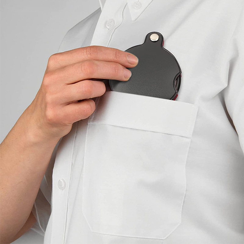 Chuda kožna povećala – poboljšana sklopiva džepna ručna lupa za kampiranje, model 1051, podrijetlo Kina