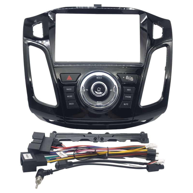 Ford Focus okvir ploče za Android navigaciju – ABS+PC, kompatibilno s modelima 2012–2019, težina 1 kg