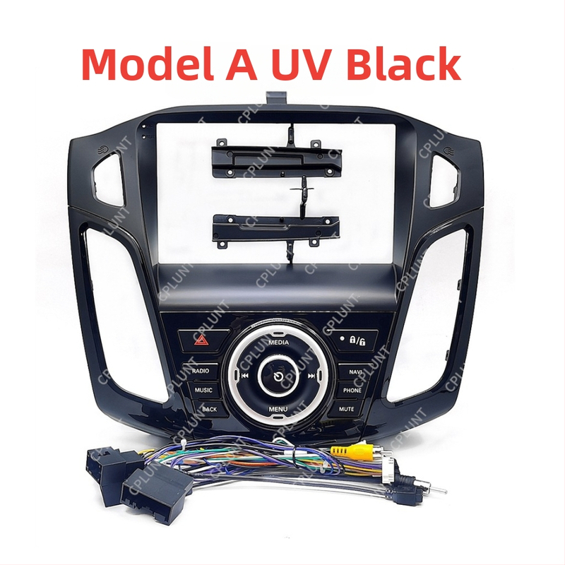 Rám palubnej dosky pre Ford Focus s Android navigáciou, ABS+PC, kompatibilný s modelmi 2012–2019, hmotnosť 1 kg