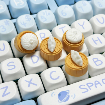 Personalizēta sveķu taustiņa vāciņa mehāniskajām tastatūrām ar krustenisko asi — rokdarbs, logotipa druka, svars 3 g, pielāgošana pieejama