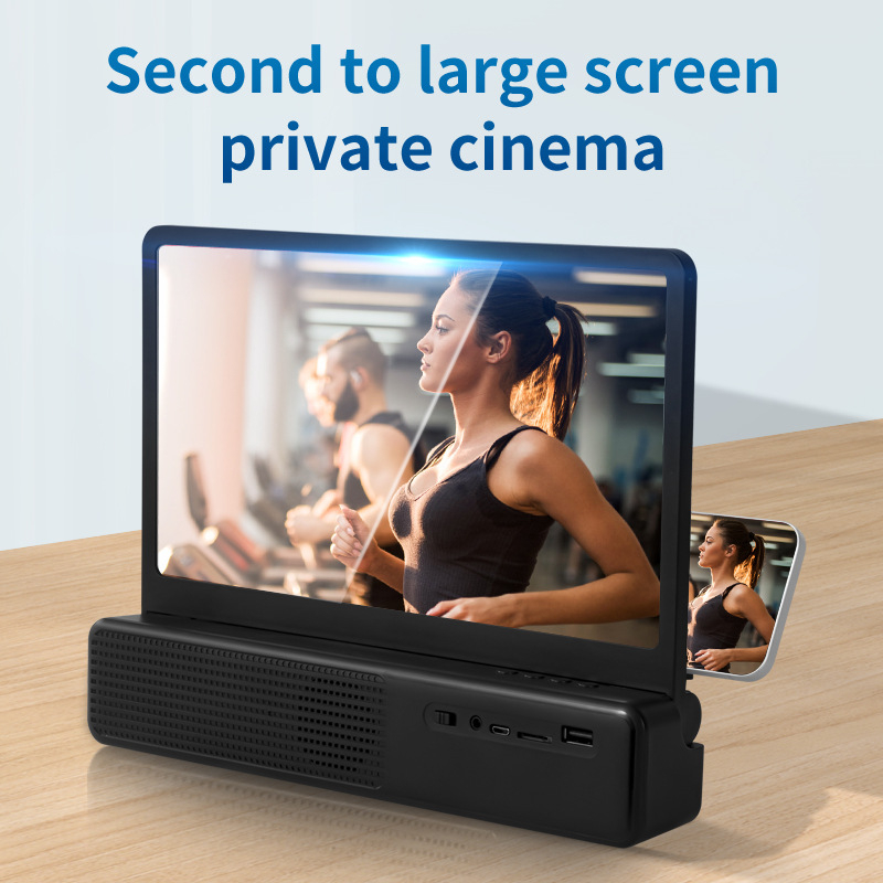 Suport amplificator de ecran pentru telefon, din plastic, montaj de birou, utilizare acasă, stil general, posibilitate de personalizare