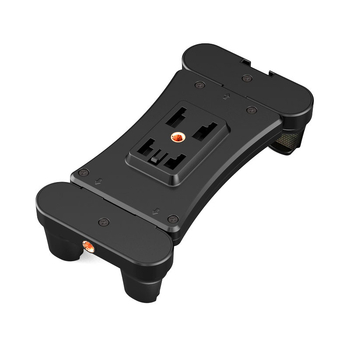 GS-693B Suport clip pentru telefon, extensie dublă, ABS, universal pentru telefoane și tablete, compatibil cu trepied pentru iPad
