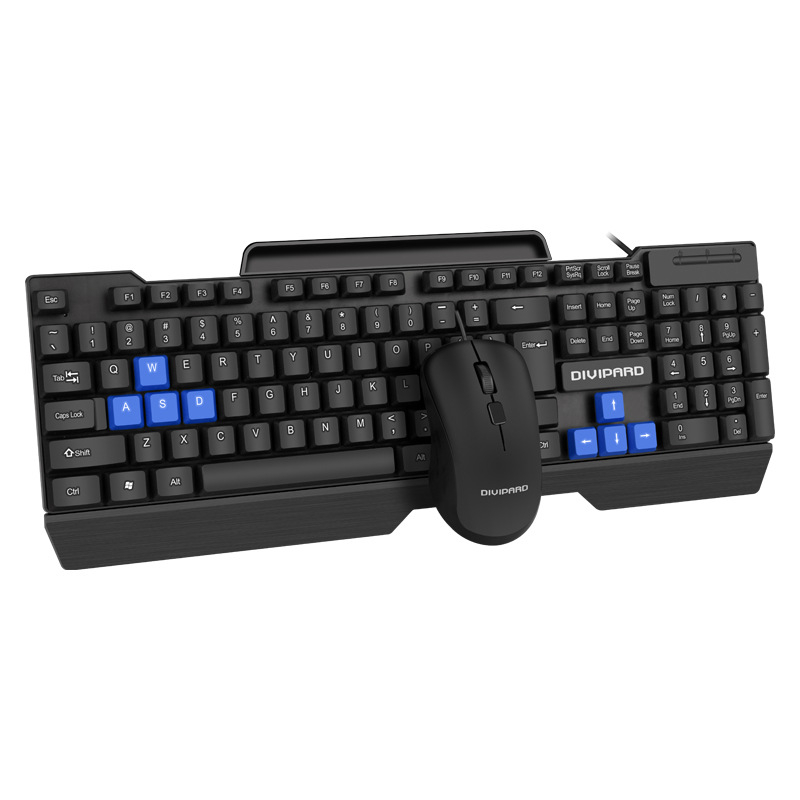 Tastatură cu fir pentru desktop, 104 taste, interfață USB, cablu de 1,35 m, fără iluminare de fundal