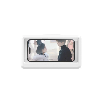 Vodootporni držač za telefon u kupaonici, ABS materijal, 360° rotacija, dodirni zaslon, anti-fog