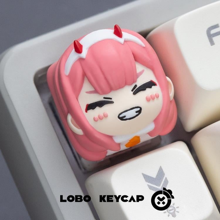 ESC keycap za mehaničku tipkovnicu – motiv 02Zero Two, prilagodljiv, Infinite key making
