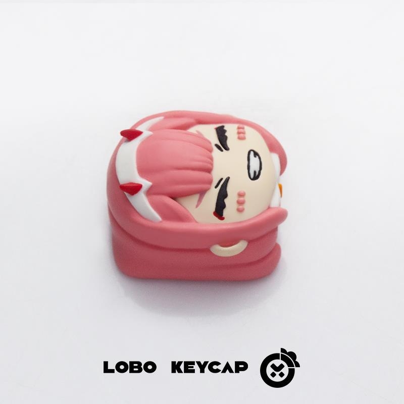 ESC keycap za mehaničku tipkovnicu – motiv 02Zero Two, prilagodljiv, Infinite key making