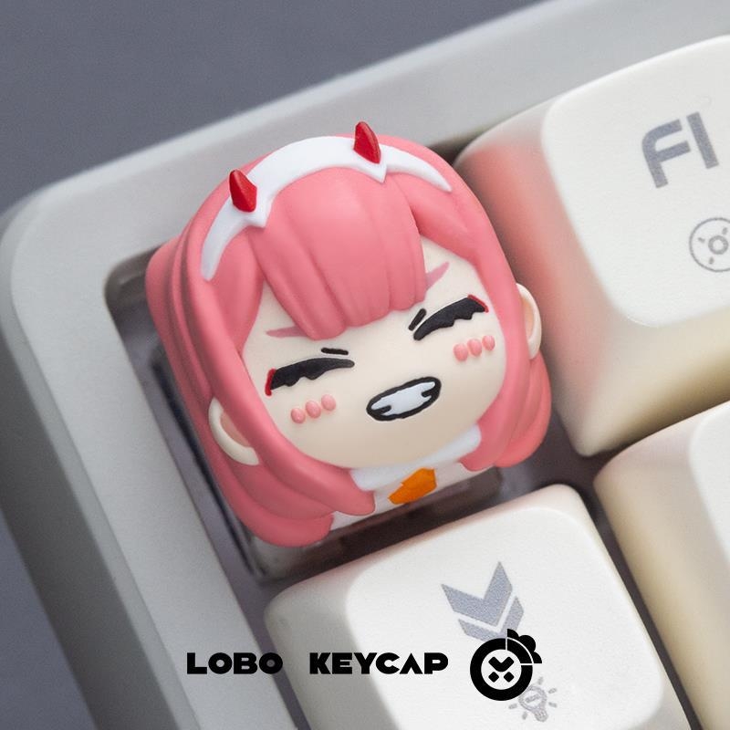 ESC keycap za mehaničku tipkovnicu – motiv 02Zero Two, prilagodljiv, Infinite key making
