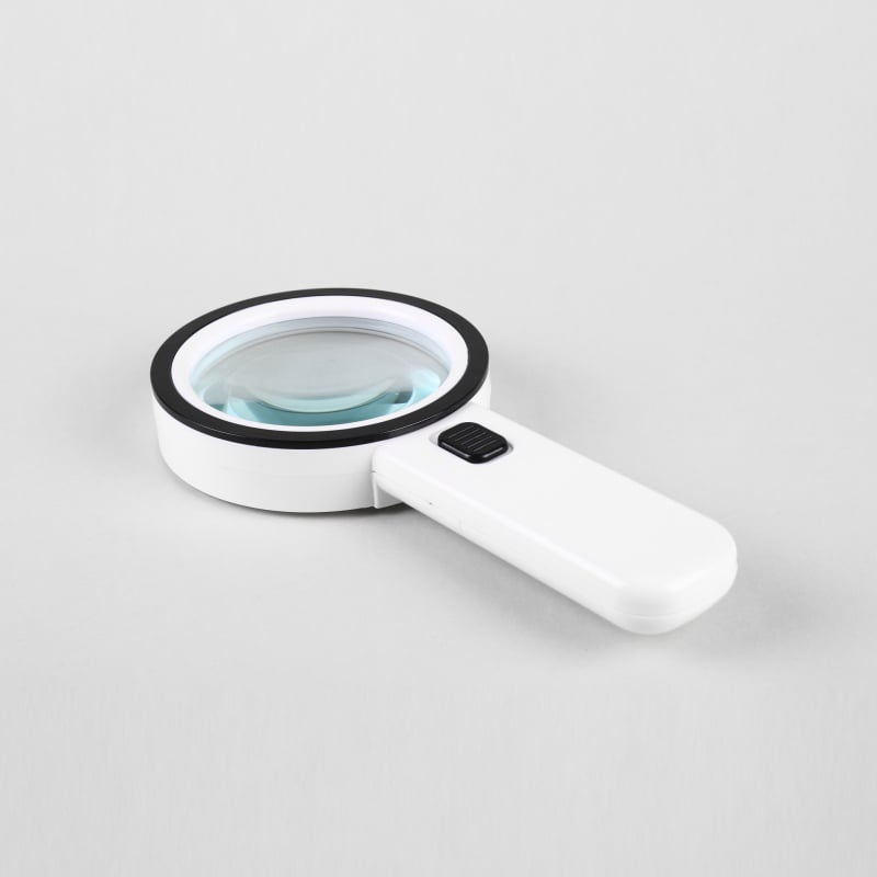 Lupa de mână cu LED, 30x mărire, sticlă optic dublu strat HD, pentru citire și identificare a bijuteriilor