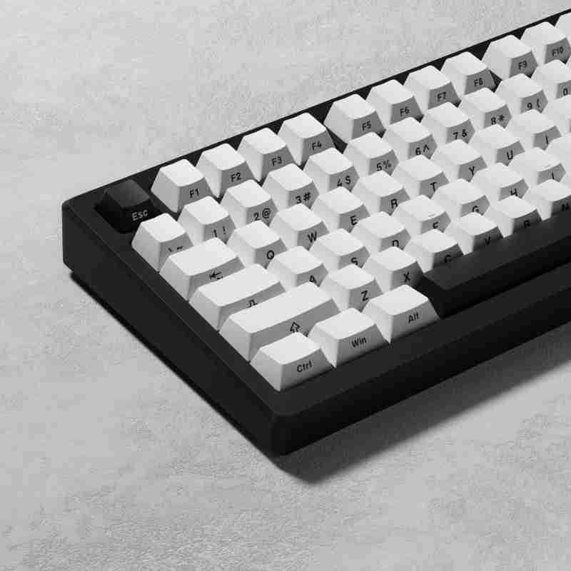 Set de keycaps pentru tastatură mecanică, material PBT, compatibil cross-axis, 132 chei, personalizare disponibilă