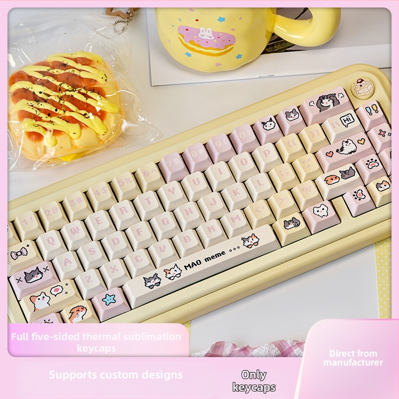 Hakimi Pixel Keycap pre herné klávesnice - Materiál: PBT, Sublimačná tlač, Kompatibilné s AKKO, Žiadne podsvietenie