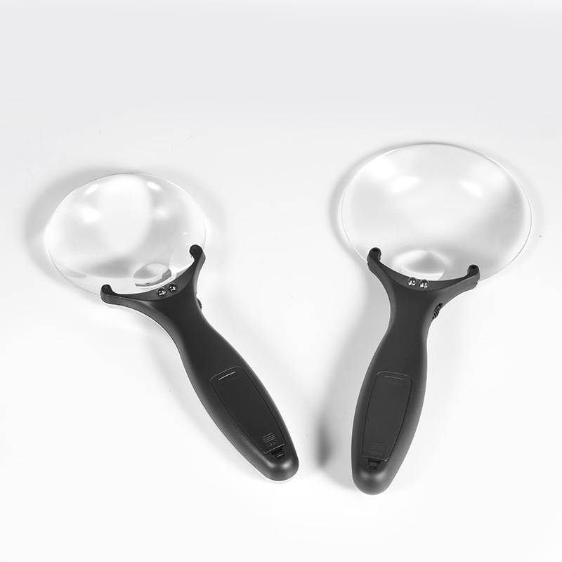 Lupa de citit cu iluminare, lentilă HD, mărire înaltă, seria Guanyida Lux