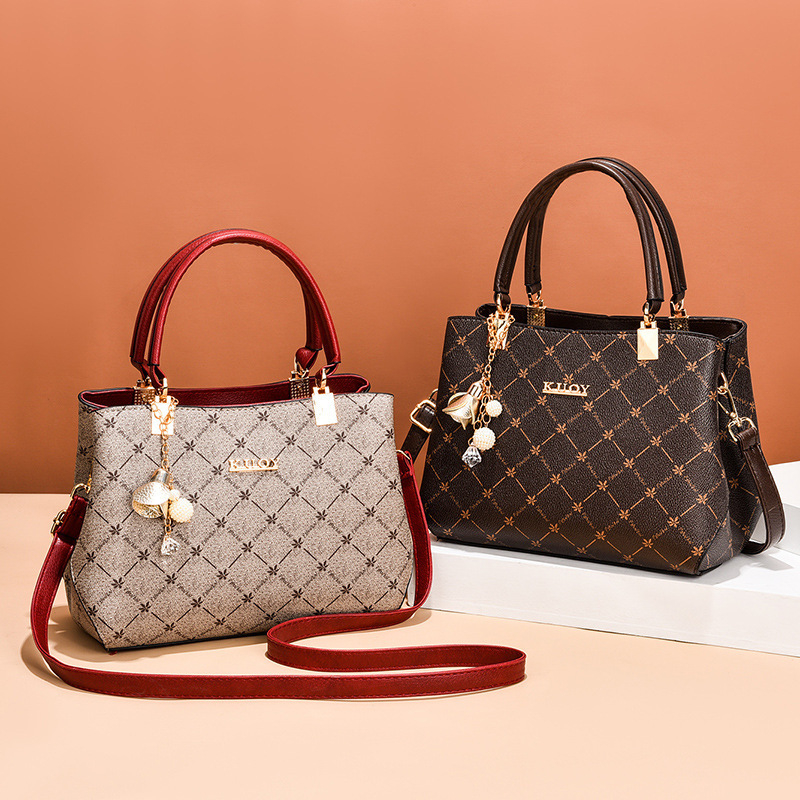 Anrushi PU bucket bag cu închidere fermoar, buzunar interior cu fermoar și buzunar pentru ID, o curea de umăr