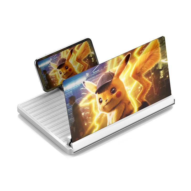 Držač za povećivač zaslona telefona, Model F12, Opća kompatibilnost, Desktop upotreba, Materijal ABS, Podrška prilagodbi