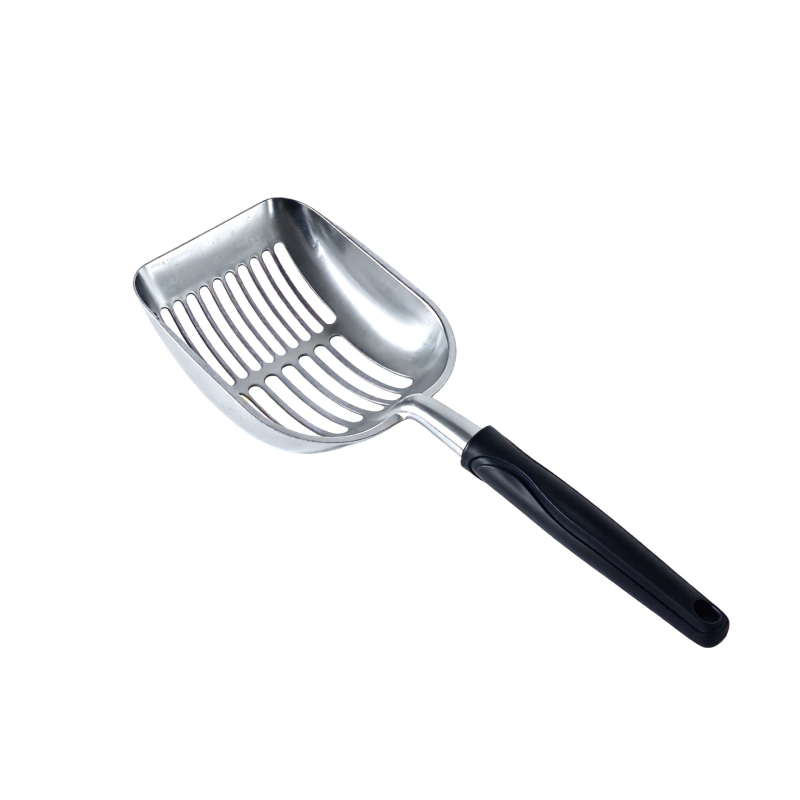 Umidi метална лопатка за котешка тоалетна за домашни любимци – издръжлива метална конструкция, инструмент за почистване на котешка тоалета