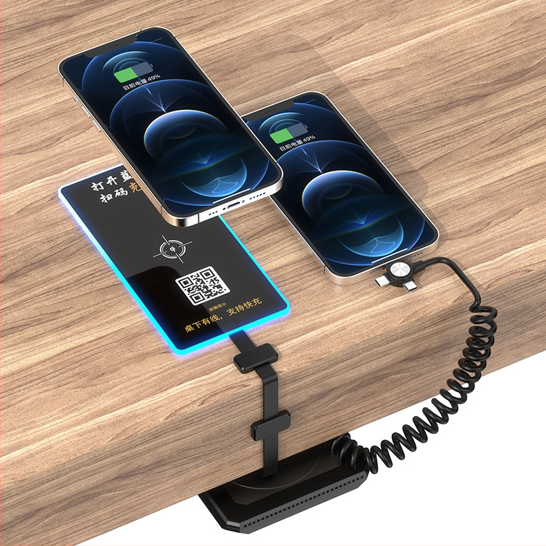 Stolný bezdrôtový nabíjač so zdieľaným vzdušným nabíjaním, 22.5W QC3.0, výstup 2A