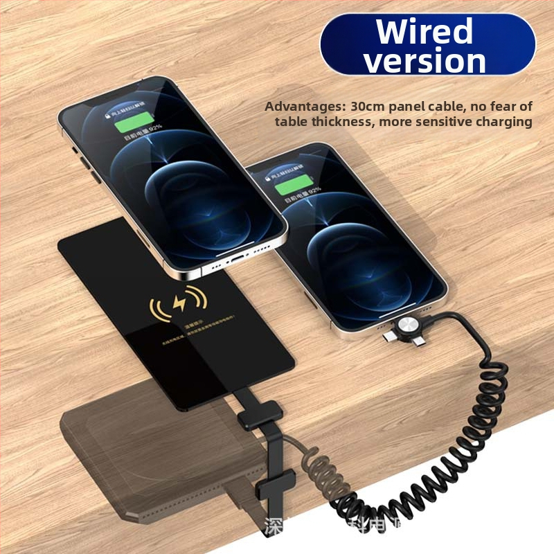 Stolný bezdrôtový nabíjač so zdieľaným vzdušným nabíjaním, 22.5W QC3.0, výstup 2A