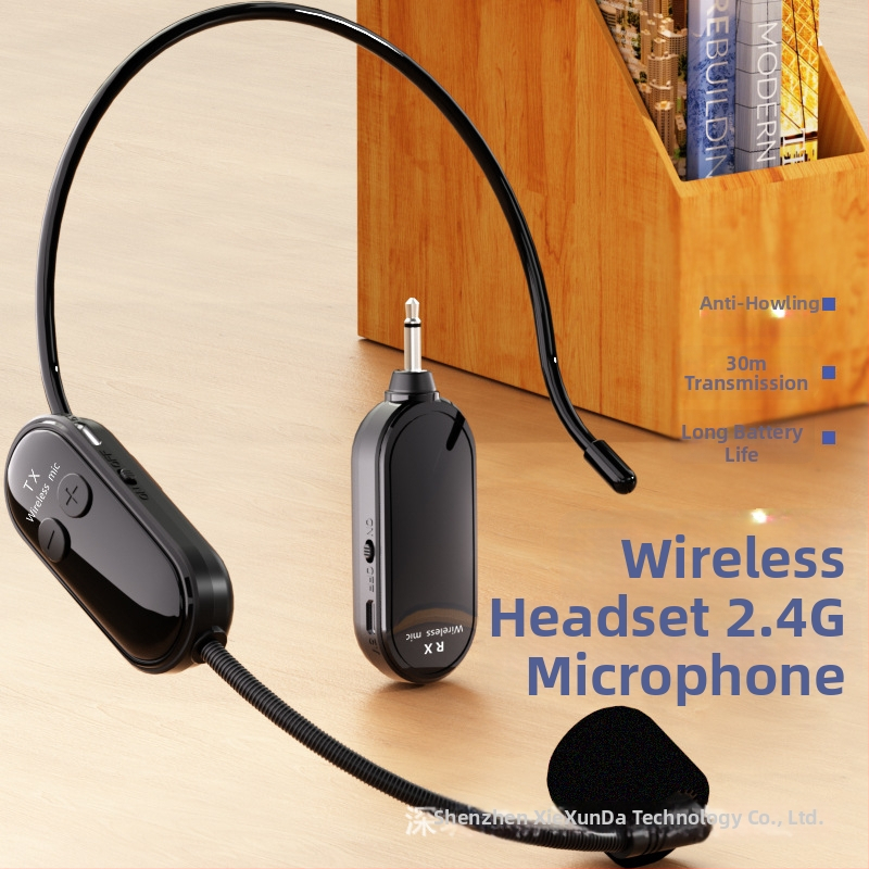 G03 Bežični headset mikrofon za nastavu s ugrađenom baterijom, Bluetooth 5.1, raspon 60 Hz–15 kHz, SNR ≥70 dB, radni vijek 6–8 h