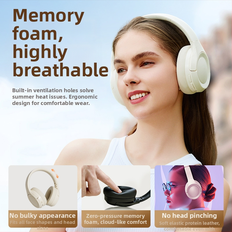 Ακουστικά gaming με ANC, ασύρματα, κάλυψη γύρω από τα αυτιά, αναδιπλούμενος σχεδιασμός, Bluetooth 5.4, διάρκεια μπαταρίας 4–8 ωρών