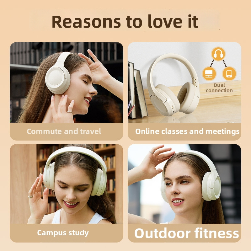 Ακουστικά gaming με ANC, ασύρματα, κάλυψη γύρω από τα αυτιά, αναδιπλούμενος σχεδιασμός, Bluetooth 5.4, διάρκεια μπαταρίας 4–8 ωρών