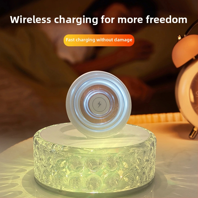 Ασύρματος σταθερός φορτιστής για κινητό με QC3.0 γρήγορη φόρτιση, 15W έξοδος, 3A ρεύμα, Συμβατό με Quick Charge, Διαθέσιμο προσαρμοσμένο λογότυπο