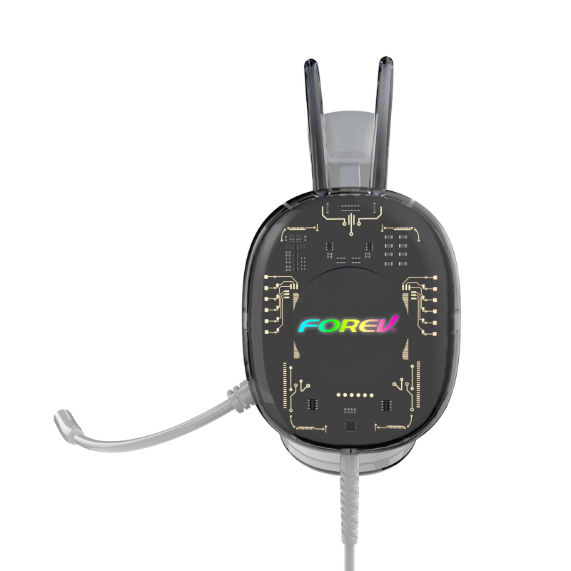 FOREV FV-G92 USB ενσύρματα ακουστικά για παιχνίδια, 7.1 καναλιών, πάνω στο κεφάλι, με μικρόφωνο